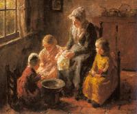 Pothast, Bernard - Mother and Children in an Interior